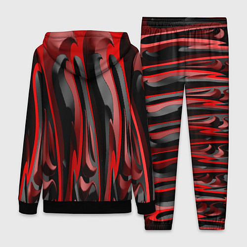 Женский костюм Пластик красно-черный / 3D-Черный – фото 2