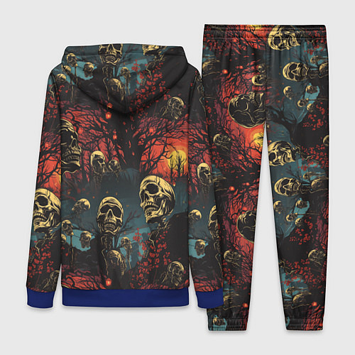 Женский костюм Нечистый дух / 3D-Синий – фото 2