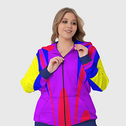 Женский 3D-костюм Яркий цветной мотив, цвет: 3D-синий — фото 2