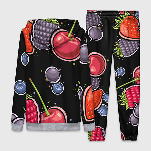 Женский костюм Плоды и ягоды / 3D-Меланж – фото 2