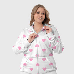 Женский 3D-костюм Просто сердечки, цвет: 3D-белый — фото 2