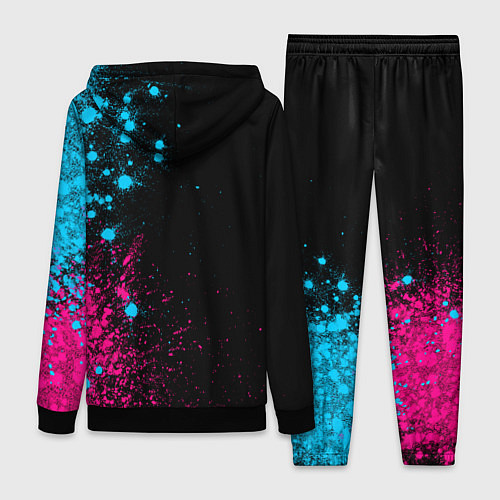 Женский костюм In Flames - neon gradient: по-вертикали / 3D-Черный – фото 2