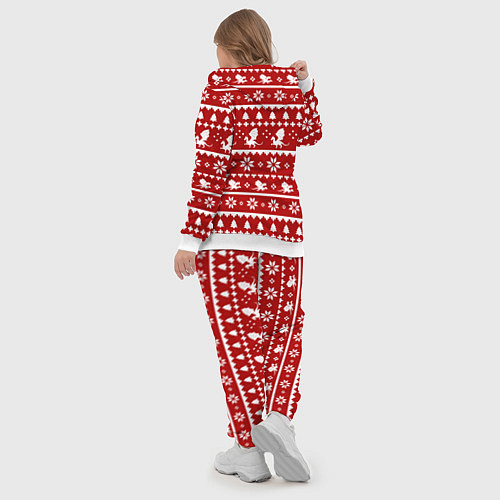 Женский костюм Dragon year pattern / 3D-Белый – фото 5