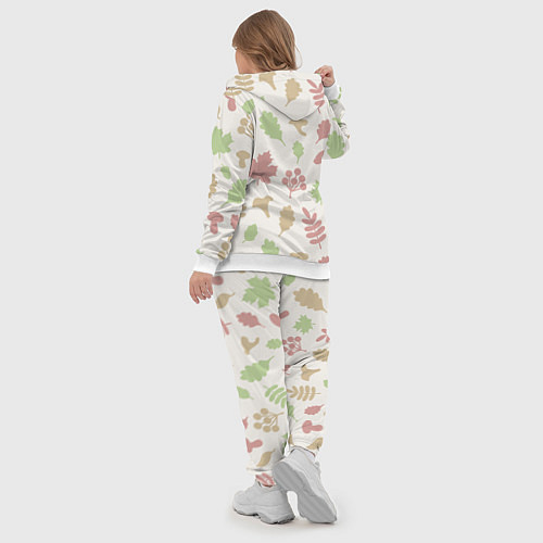 Женский костюм Осень - бежевый 3 / 3D-Белый – фото 5