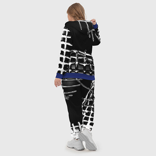 Женский костюм Россия герб РФ / 3D-Синий – фото 5