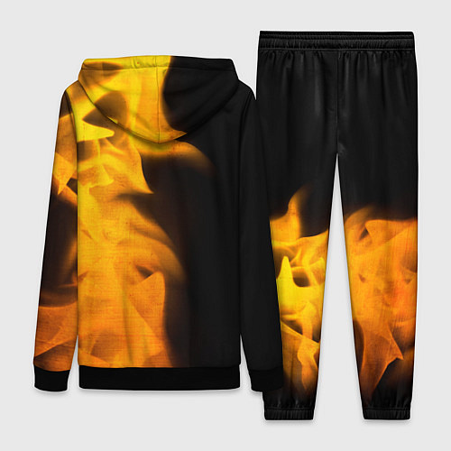 Женский костюм Poppy Playtime - gold gradient: по-вертикали / 3D-Черный – фото 2