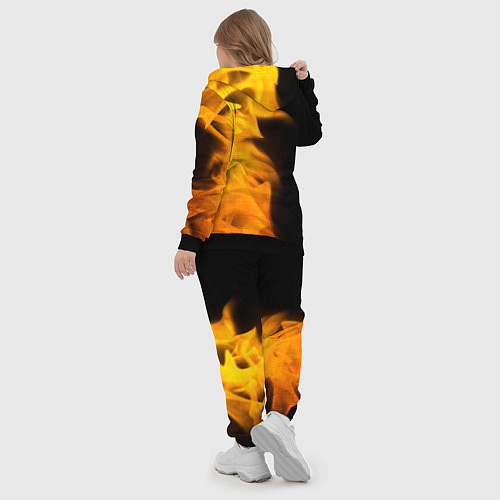 Женский костюм Poppy Playtime - gold gradient: по-вертикали / 3D-Черный – фото 5