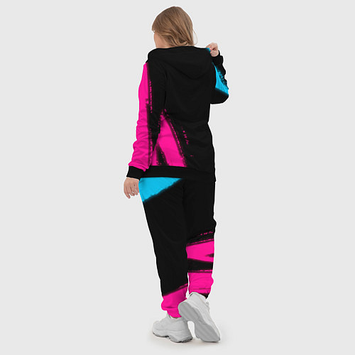 Женский костюм Slipknot - neon gradient вертикально / 3D-Черный – фото 5