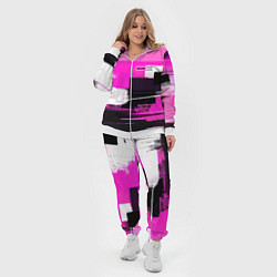 Женский 3D-костюм Black pink - girl-group - South Korea, цвет: 3D-белый — фото 2