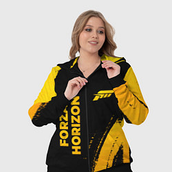 Женский 3D-костюм Forza Horizon - gold gradient вертикально, цвет: 3D-черный — фото 2