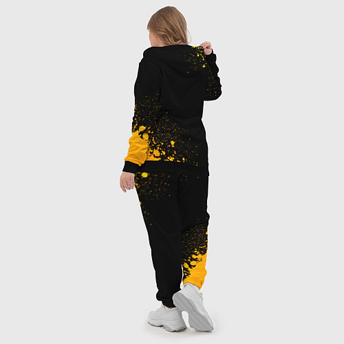 Женский костюм Paramore - gold gradient вертикально / 3D-Черный – фото 5