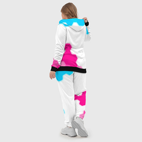 Женский костюм JAC neon gradient style вертикально / 3D-Черный – фото 5