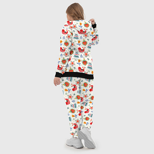 Женский костюм Рождественские узоры / 3D-Черный – фото 5