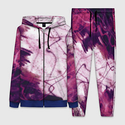 Женский 3D-костюм Абстракция - purple madness, цвет: 3D-синий