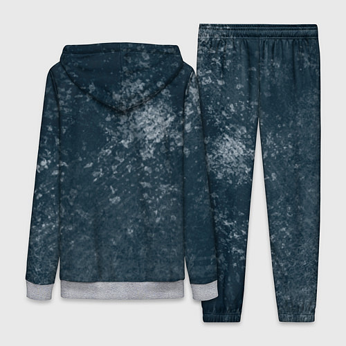 Женский костюм Абстракция - gray blue / 3D-Меланж – фото 2