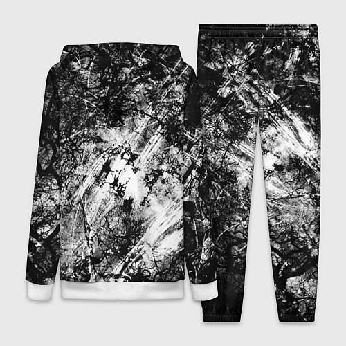 Женский костюм Зимний лес узоры / 3D-Белый – фото 2