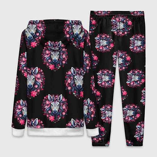 Женский костюм Портрет зебры / 3D-Белый – фото 2