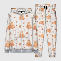 Женский костюм Паттерн - пухлый кот