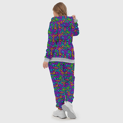 Женский костюм Multicolored stripes / 3D-Меланж – фото 5