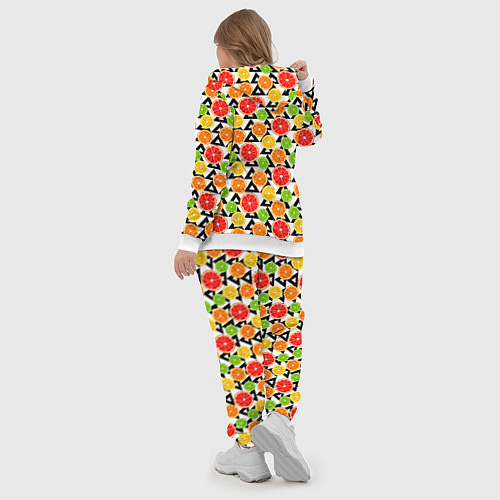 Женский костюм Citrus pattern / 3D-Белый – фото 5