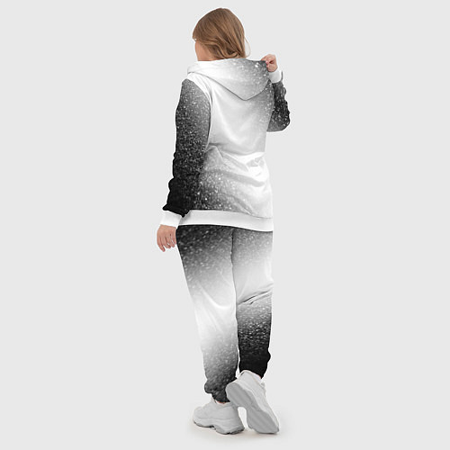 Женский костюм Deftones glitch на светлом фоне по-вертикали / 3D-Белый – фото 5