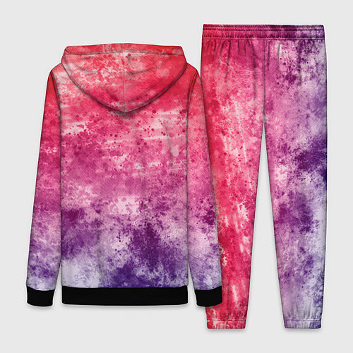 Женский костюм Абстракция - сине-красный беспорядок / 3D-Черный – фото 2