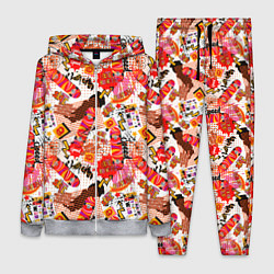 Женский 3D-костюм Skate boarding, цвет: 3D-меланж