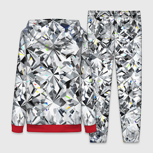 Женский костюм Магия бриллиантового мерцания / 3D-Красный – фото 2