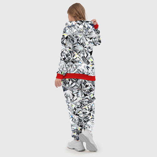 Женский костюм Магия бриллиантового мерцания / 3D-Красный – фото 5