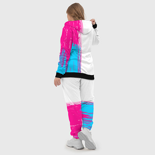 Женский костюм Behemoth neon gradient style по-вертикали / 3D-Черный – фото 5