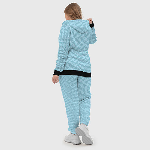 Женский костюм Паттерн из простых линий / 3D-Черный – фото 5