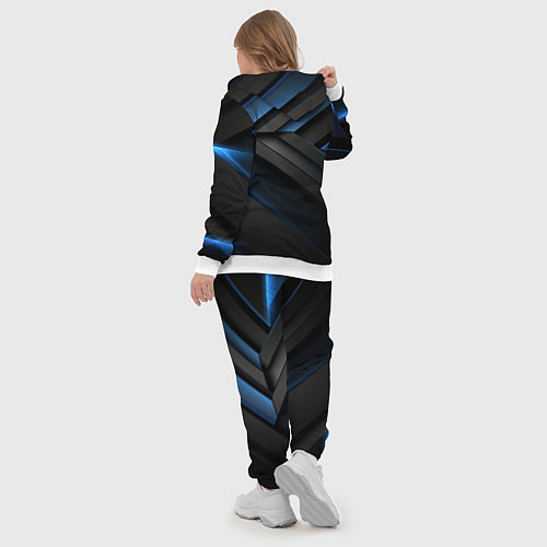 Женский костюм Абстрактная вселенная черного / 3D-Белый – фото 5