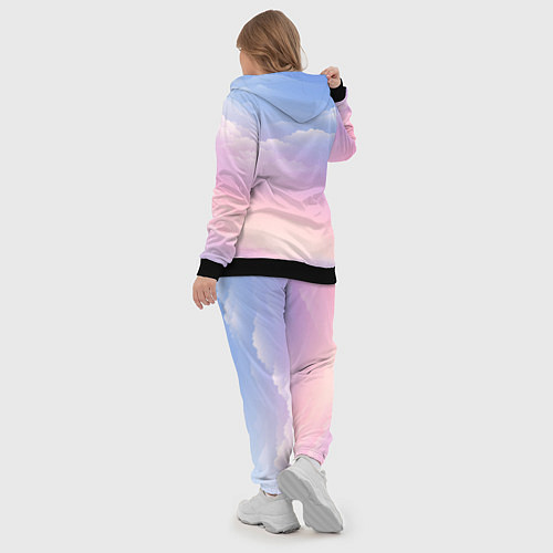 Женский костюм Нежные краски неба / 3D-Черный – фото 5