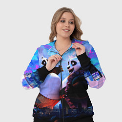 Женский 3D-костюм Кунг-фу Панда Friend, цвет: 3D-черный — фото 2