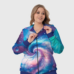 Женский 3D-костюм Галактический тай-дай, цвет: 3D-синий — фото 2