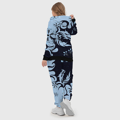 Женский костюм Дракон со снежинками / 3D-Черный – фото 5