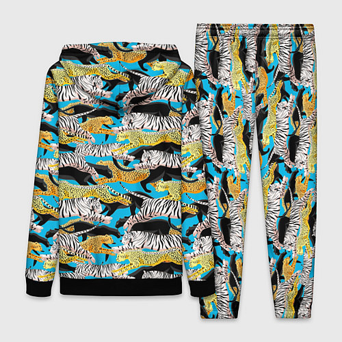 Женский костюм Прыжок диких кошек / 3D-Черный – фото 2