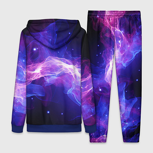 Женский костюм Фиолетовый туман в движении / 3D-Синий – фото 2