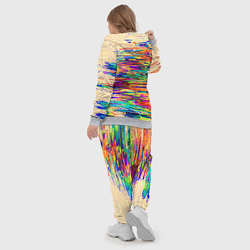 Женский костюм Разноцветный глитч / 3D-Меланж – фото 5