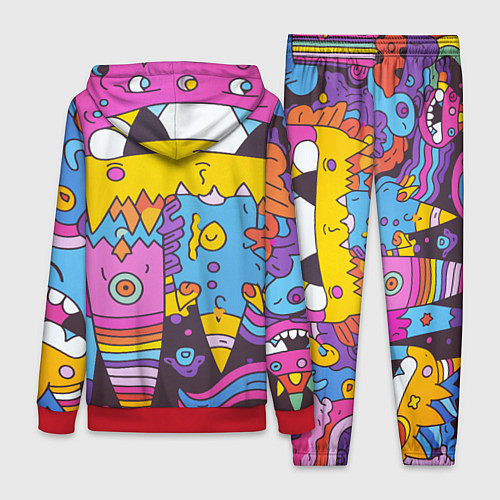 Женский костюм Странные странности / 3D-Красный – фото 2