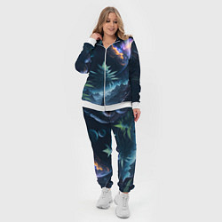 Женский 3D-костюм Вид на землю с другой планеты, цвет: 3D-белый — фото 2