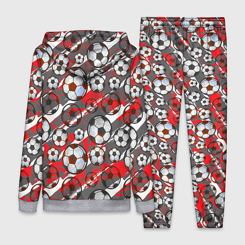 Женский костюм Футбол паттерны / 3D-Меланж – фото 2