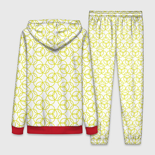 Женский костюм Круговой узор / 3D-Красный – фото 2