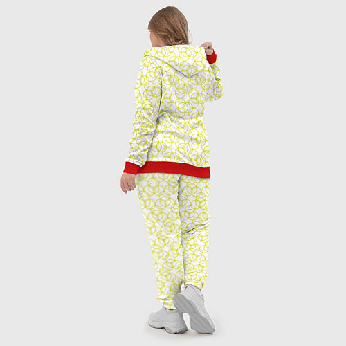 Женский костюм Круговой узор / 3D-Красный – фото 5