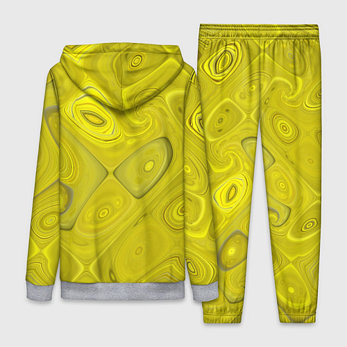 Женский костюм Желтые плавленные клетки / 3D-Меланж – фото 2
