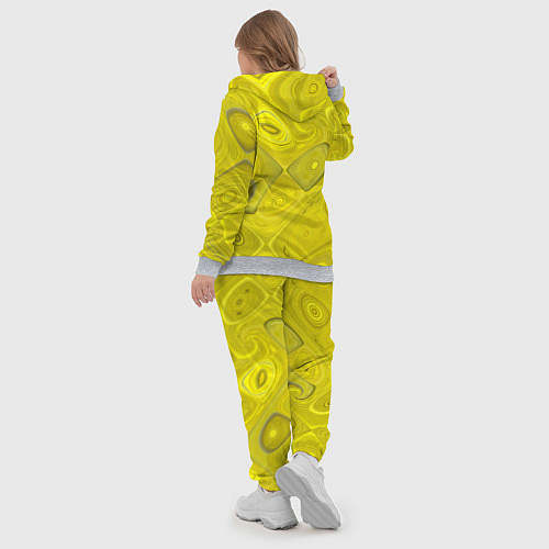 Женский костюм Желтые плавленные клетки / 3D-Меланж – фото 5