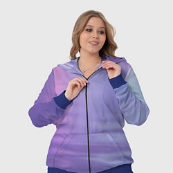 Женский 3D-костюм Неоновая поверхность воды, цвет: 3D-синий — фото 2