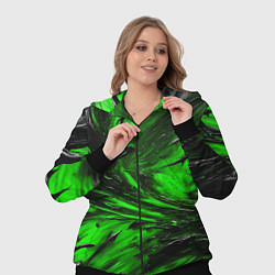 Женский 3D-костюм Чёрная и зелёная субстанция, цвет: 3D-черный — фото 2