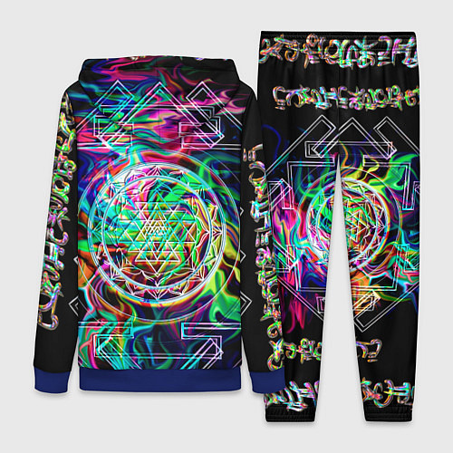 Женский костюм Шри янтра / 3D-Синий – фото 2