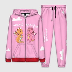 Женский 3D-костюм Мать драконов для пары, цвет: 3D-красный